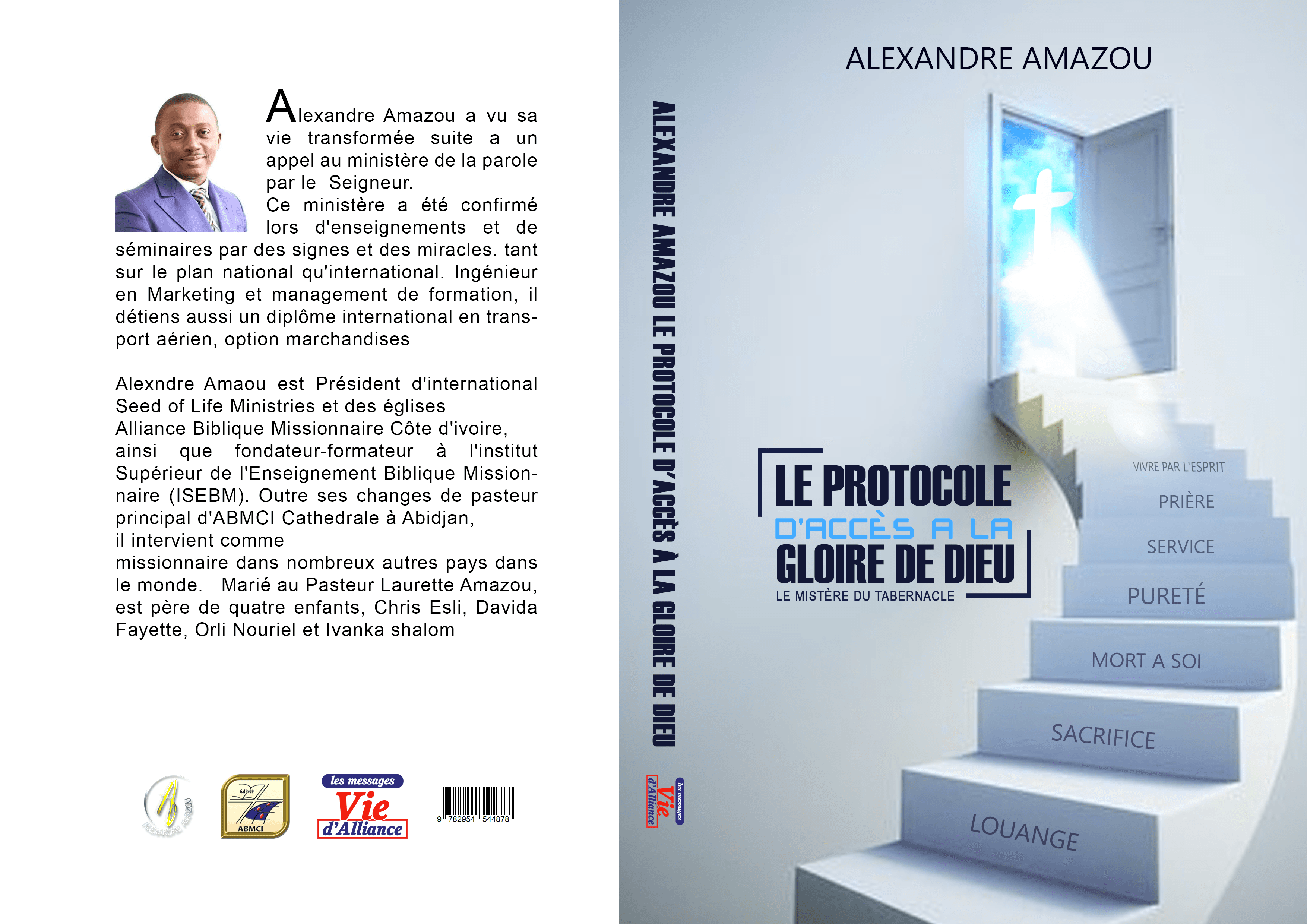 Couverture du livre « Le Protocole d'accès à la Gloire de Dieu » par Alexandre AMAZOU