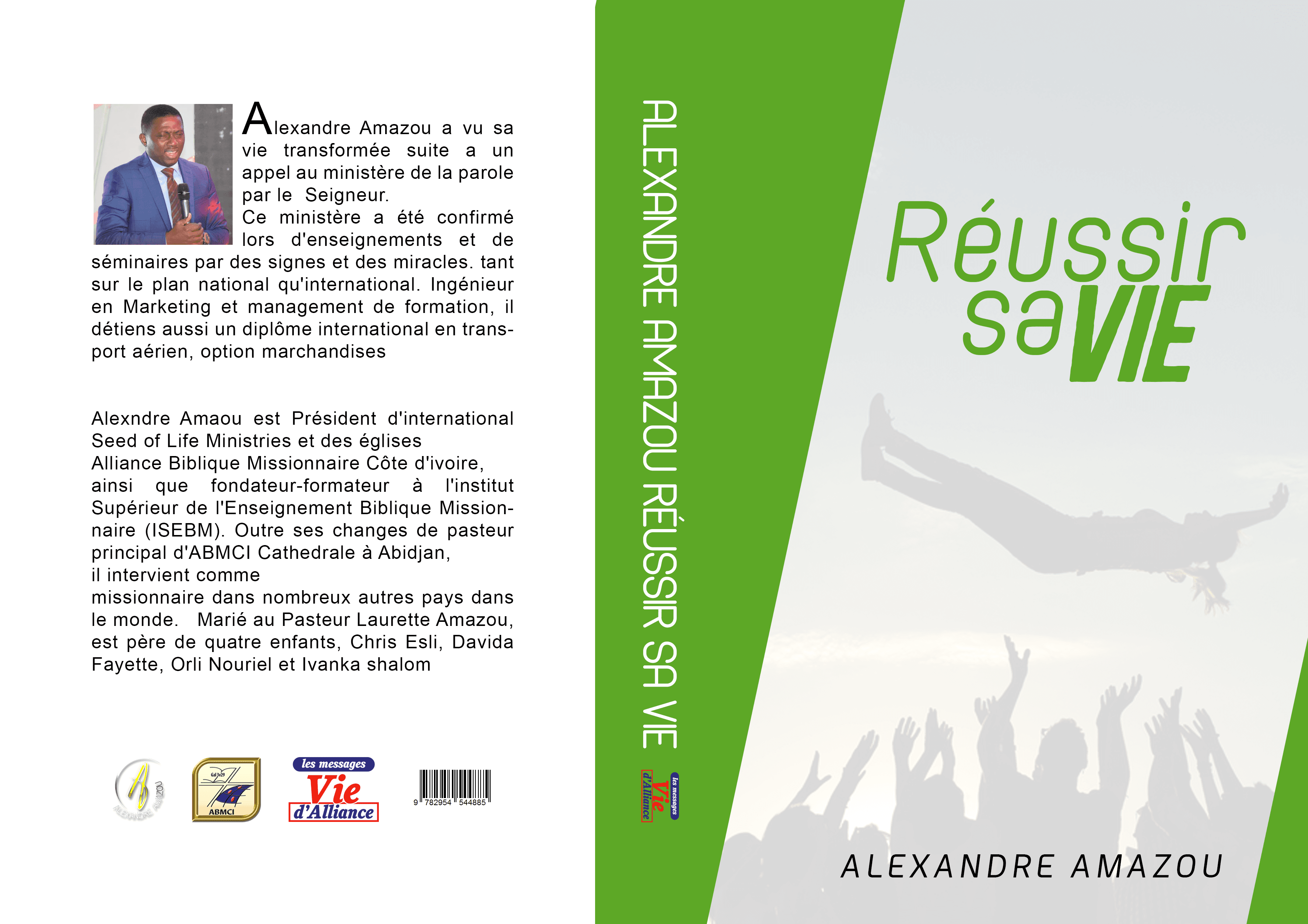 Couverture du livre « Réussir sa vie » par Alexandre AMAZOU